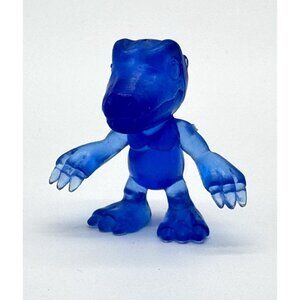 AGUMON Digimon Mini Figure Clear Crystal Blue 1.5”